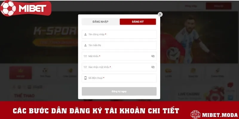 3 bước sở hữu tài khoản cá cược trực tuyến thành công